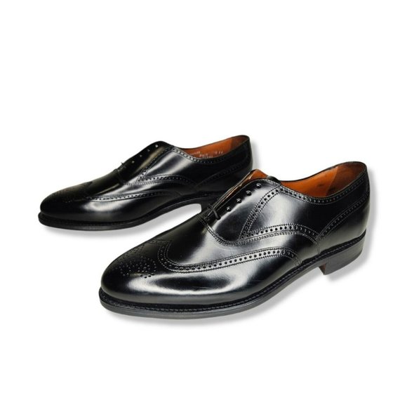 Bostonian Other - NEW Bostonian Wingtip Brogue Derby Black Leather Dress Shoes Size 10.5 E/C S07